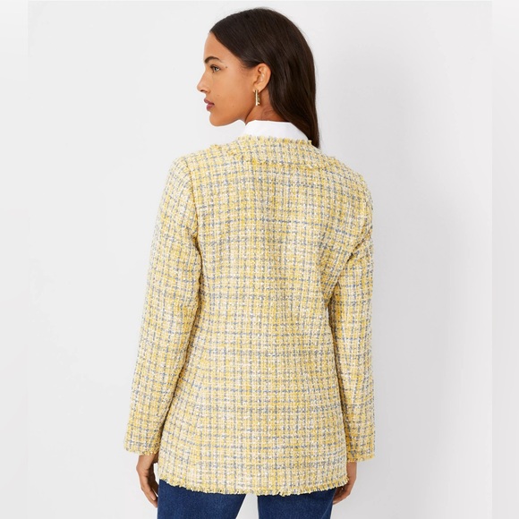 Ann Taylor, Tweed Cardigan Jacket, size 4 - Picture 2 of 7